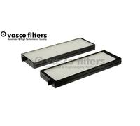 Fits VASCO O774 cabin filter Hyundai i20 2008-> prod Turkey, set of 2 pcs