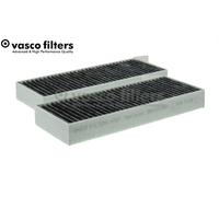 Fits VASCO X747 cabin filter carbon. Peugeot 308 II 2013->, set of 2 pcs