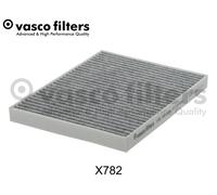 Fits VASCO X782 cabin filter carbon. Hyundai ix20, Kia Venga 2010->