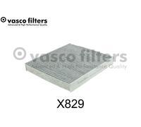 Fits VASCO X829 cabin filter carbon. Audi A1 2018->, Seat Ibiza VI, Arona 2017-