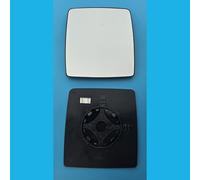 Fits Vauxhall Combo 2001-2011 Models Heated Base Clip on Convex Door Wing Mirror Glass designed for left hand Passenger side OEM PART NUMBER ALKAR 6411421