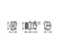 PRASCO OLAK418 Air conditioning compressor
