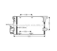 Fits VAUXHALL ZAFIRA MK I (A) 1998-2005 MPV Fits OPEL ASTRA (1998) 2.0 Condenser