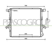PRASCO VG840R001 Engine radiator