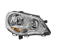 1LE 247 019-201 Right Headlight Headlamp Chrome Adjustment Motor No Logo Hella