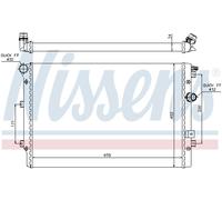 NISSENS Coolant Radiator 65015 for VW TIGUAN (2008) 2.0 TDI etc