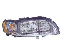 Prasco Headlight VV5144903 - Black Right-hand (Driver) for Volvo S60/V60 2005-2010