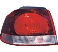 VW GOLF MK 6 Rear Light Outer Smoked Standard Models Right Hand 2008-2013