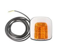 WAS W169 SQUARE NEON LED FRONT SIDE AND INDICATOR COMBINATION LIGHT LAMP TRACTOR