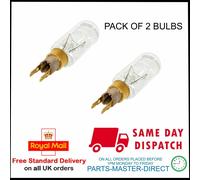 FITS Whirlpool American Fridge Freezer 40w T25 T-Click Bulb 40 WATT x 2 Bulbs