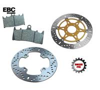 EBC Brake Disc MD953D - Scooter Rear, Full Circle Profile, Silver