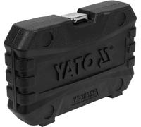 Yato YT-38653, Go-Through Socket Set 17pcs Quick Release 1/2" 3/8", Reversible