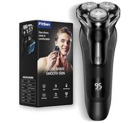 FitSan Electric Razor for Men: Cordless Beard Shavers - IPX7 Waterproof Wet & Dry -Rechargeable Foil Shaver with Pop up Trimmer -Travel Lock - Close Shave & SkinProtect - Gift