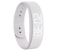 Fitsleeps Alarm Clock Watch, Fitsleeps Alarm Bracelet Silent Vibration Wake Up Wristband for Deep Sleepers, Adjustable Smart Bracelet for Men & Women (White)