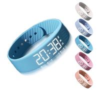 Fitsleeps Alarm Clock Watch, Fitsleeps Silent Vibration Wristband Wake-Up Alarm - Pro Version,Improve Your Sleep, for Men and Women (Blue)