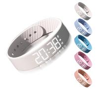 Fitsleeps Alarm Clock Watch, Fitsleeps Silent Vibration Wristband Wake-Up Alarm - Pro Version,Improve Your Sleep, for Men and Women (White)