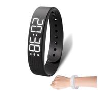 Fitsleeps Armband Wecker, Fitsleeps - Fitsleeps Alarm Clock Watch, Fitsleeps Alarm Bracelet - 100% Wake-Up, Silent Vibration Wake-Up Wristband for Deep Sleepers, Snooze-Free Smart Watch for Men Women