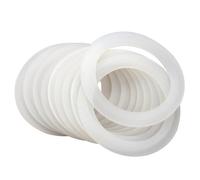 FiTspi 20Pcs Silicone Sealing Rings Gaskets,Food Storege Jars Replacement Airtight Leak-proof Rubber Seals Rings for Mason Regular Mouth Jar Lids Storage Cap (86mm)