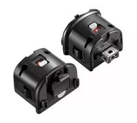 FiTspi 2PCS Motion Plus Adapter for Wii, Accelerator Handle Sensator Compatible with Wii Remote Controller (Black)