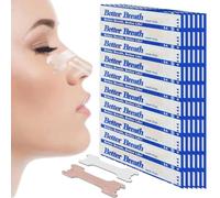FiTspi 50Pcs Nasal Strips Breathe, Snoring Congestion Relief, Disposable Better Breath, 66 * 19mm Large Right Way to Stop Snore, Anti Snoring Improve Sleep Quality (50)