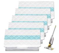 FiTspi 5Pcs Mop Pad Refills for Shark Vacmop VM252, VM251, VM250, VM200, VC205, QM250, VM190, VM200P12, Hardwood Floor Cordless Vacuum Cleaner Replacement Accessories,Washable & Reusable Mop Pad