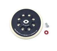 FiTspi 6Inch 33 Hole Orbital Sander Backing Pad Compatible with Festool Sander, Replacement Pad Hook & Loop Base Durable Rubber Sander, M8 Thread Grinder Accessories (Hard)
