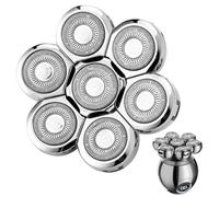 FiTspi 7D Shaver Heads Replacement, Universal Wet & Dry Razor Head, Shaver Permanent Sharpness Head Razors Compatible with 7D Head Shavers not Compatible with 3D Electric Shaver