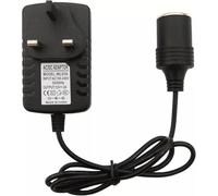 FiTspi Car Power Inverters, Car Plug Adapter 240V 2A AC Mains to 12V DC Car Converter Cigarette Lighter Socket for Driving Recorder DVR Dash Camera GPS Humidifier etc