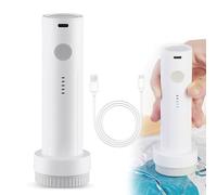 FiTspi Cordless Electric Vacuum Pump for Storage Bags, 25W Rechargeable Compressed Bag Air Pump, Travel Vacuums Bag Suction Pump for Vacuum Seal Bags, Ideal for Bedding/Clothes