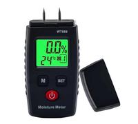 FiTspi Digital Moisture Meter with an LCD Display for Quickly Measuring The Moisture Content of Lumber, Firewood, Raw Wood, Paper, Plywood, Stucco Walls, Gypsum, and Wood Floors