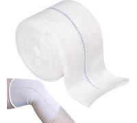 FiTspi Elastic Tubular Support Bandage, 2 Way Washable Stretch Dressing Bandages for Wet Dry Wrapping, Reusable Stretchable Bandages for Wrist, Arm,Leg, Knee, Muscle Support (7.5CM×5M)