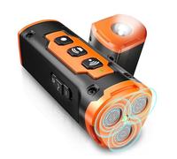 FiTspi Long-range ultrasonic Rechargeable dog bark deterrent and behavior adjuster, Pet Dog Repeller Ultrasonic, Dog Training Device, Rechargeable Anti Dog Bark Deterrent Device With LED Flashlight