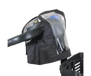 FiTspi Mobility Scooter Control Panel, Waterproof Clear Tiller Cover, Universal Fit Control Dash Hood Adjustable Fitted See Through Control Panel for Elderly Mobility Scooter Electric Wheelchair