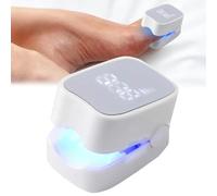 FiTspi Nail Fungus Laser Device, Anti Fungal Nail Treatment Tool with Time Digital Display, 910nm Infrared 470nm Blue Light, 7-Minute Home Treatment for Hand Toenail