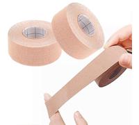 FiTspi Pack of 2 Rolls Dressing Fixation Tapes, Adhesive Plaster Patches Band, Fabric Strapping Tape, Self Adhesive Bandage Wrap for Securing Plasters and Dressings, 2.5 cm x 5m