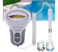 FiTspi PH Chlorine Meter CL2 Measuring, Digital Portable Electric Spa Chlorines Reader, Swimming Pool Chlorine PH/CL2 Water Quality Tester, Water Monitor with Probe for Swimming Pool Spa