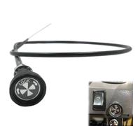 FiTspi Universal Classic Car Choke Cable, Pull Twist & Lock 60" Long Mini Kit Car BMC, Wire Control Bonnet Throttle Replacement Kit for Automotive