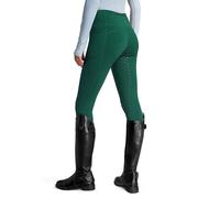 FitsT4 Sports Women's Winter Riding Breeches Fleece Lined Horse Riding Pants Tights Full Seat Silicone Equestrian Breeches, Dark Green, S
