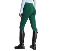 FitsT4 Sports Women's Winter Riding Breeches Fleece Lined Horse Riding Pants Tights Full Seat Silicone Equestrian Breeches, Dark Green, XS