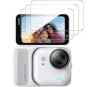 FitStil Screen Protector [3-Pack] for INSTA 360 Go Ultra, Ultra-Clear Optical Tempered Glass Screen Protector, Scratch-Resistant, Anti-Fingerprint, 9H Hardness, INSTA 360 Go Ultra Accessories