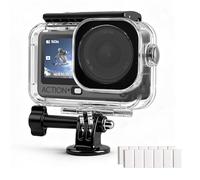 FitStill 196FT/60M Underwater Waterproof Case for DJI OSMO Action 6,196FT/60M Underwater Shell Anti-Scratch Invisible Dive Protective Cover Housing with 1/4 Adapter Mount Action6 Camera Accessory