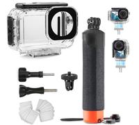 FitStill 196FT/60M Underwater Waterproof Case with Magnetic Quick Release Interface for DJI Osmo Action 5 Pro/Action 4/Action 3,Monopod Floating Hand Grip Action Camera Accessory Kit
