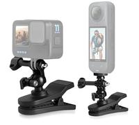 FiTSTILL Backpack Clip for Action Cameras, 360° Adjustable Ball Head, Go Pro Accessories, Perfect for Go Pro Hero 13/12/11/10/9/8/7/6/MAX/4k, DJI Action 5pro/4/3/2/1, Insta 360 X5/X4/X3/X2/Ace Pro 2