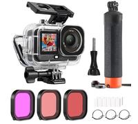 FitStill Diving All-round Kit for DJI OSMO ACTION 6, 196FT/60M Waterproof Case & 3 Filters & Floatant Handle Set for Snorkeling, Surfing, Diving Protective Case, dji action 6 Protective Accessories