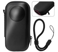 FiTSTILL Portable Carrying Case Storage Bag for Insta360 X2 / X3 Action Camera Water Resistance Mini Protective Hard PU Shell Box Hard Shell Travel Storage Case Accessories