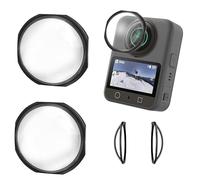 FiTSTILL Premium Lens Protector for DJI Osmo 360, Optical Tempered Glass, Easily Install Osmo 360 Accessories 9H Hardness, Scratch Resistance and High Light Transmission