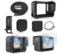FitStill Silicone Sleeve Protective Case Only for Go Pro Hero 13 Black Standard Lens,Battery Side Cover&Screen Protectors& Lens Caps&Lanyard for Hero13 Accessories Kit