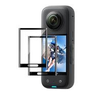 FiTSTILL Tempered Glass Screen Protector for Insta 360 X3,Ultra HD 0.28mm Tempered Glass,9H Hardness Scratch Resistant Anti-Fingerprint Bubble Free insta 360x3 Camera Accessories kit