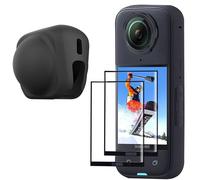 FiTSTILL Tempered Glass Screen Protector for Insta 360 X5/X4,Ultra HD 0.28mm Tempered Glass,9H Hardness Scratch Resistant Anti-Fingerprint Bubble Free insta 360x5 Accessories kit