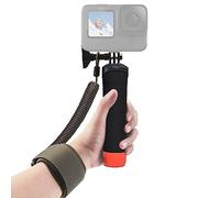 FiTSTILL, Waterproof Monopod Floating Hand Grip+Steel cored Safety Wrist Strap Rope for Go Pro Hero Session DJI Osmo and Other Action Cameras.Snorkeling Underwater Diving Selfie Pole Stick